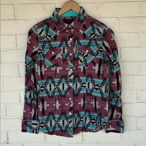 Rock & Roll Cowgirl Women's Aztec Snap Shirt